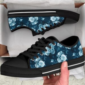 Blue Roses Low Top Shoes Sneaker, Low…