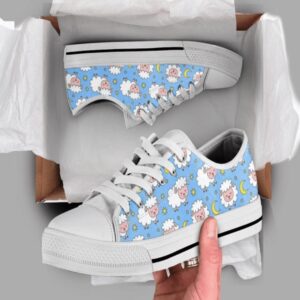 Blue Sheep Low Top Shoes, Low Tops,…