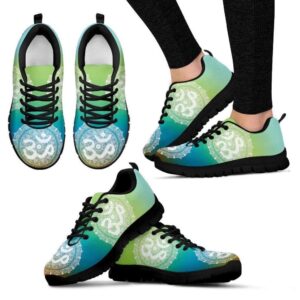 Blue and Green Women’s Sneakers, Designer Sneakers,…