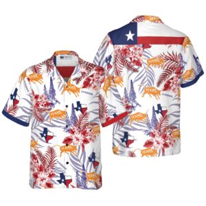 Bluebonnet Texas Hawaiian Shirts, Texas Hawaii Shirt,…