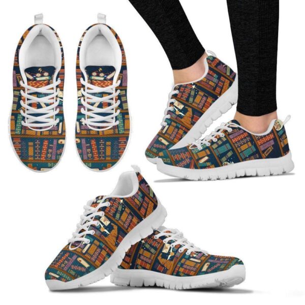 Book Lovers Women’s Sneakers, Designer Sneakers, Best Running Shoes