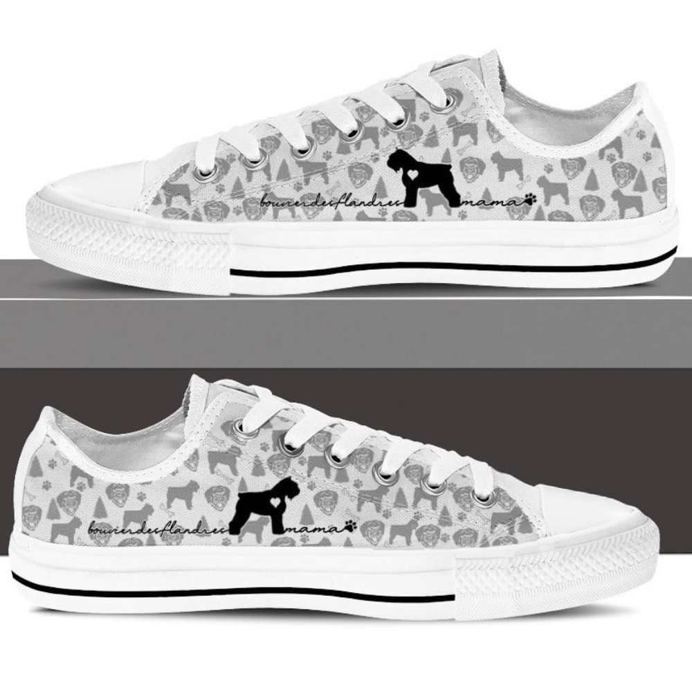 Bouvier des Flandres Dog Low Top Shoes Sneaker, Designer Low Top Shoes, Low Top Sneakers