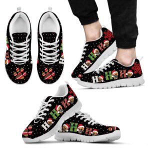 Boxer Dog Lover Christmas Shoes Santa Ho Ho Ho Sneakers Walking Running Lightweight Designer Sneakers Sneaker Shoes 1 ugbij6.jpg