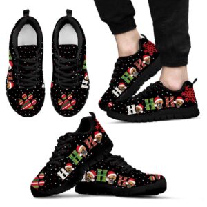 Boxer Dog Lover Christmas Shoes Santa Ho Ho Ho Sneakers Walking Running Lightweight Designer Sneakers Sneaker Shoes 2 ont9si.jpg