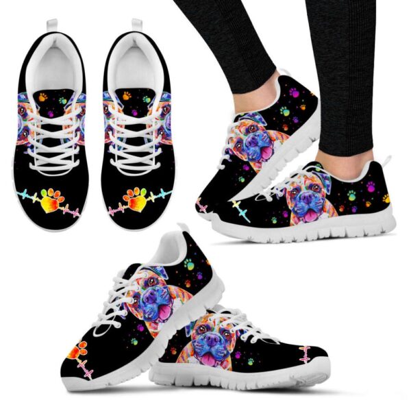 Boxer Dog Lover Shoes Colorful Sneakers Walking Running Lightweight, Designer Sneakers, Sneaker Shoes