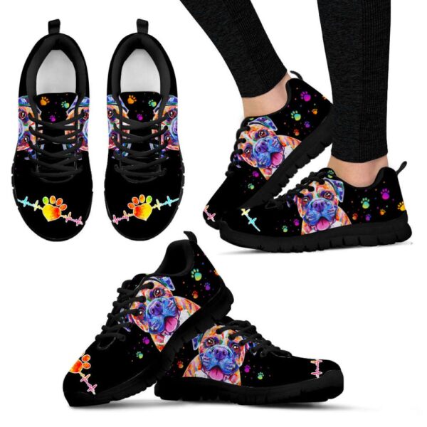 Boxer Dog Lover Shoes Colorful Sneakers Walking Running Lightweight, Designer Sneakers, Sneaker Shoes