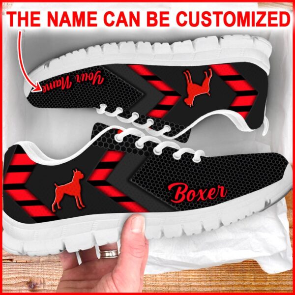 Boxer Dog Lover Shoes Simplify Style Sneakers Walking Shoes, Designer Sneakers, Sneaker Shoes
