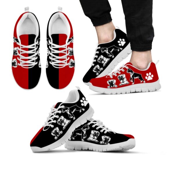 Boxer Dog Lover Shoes Two Colors Sneakers Walking Running Lightweight, Designer Sneakers, Sneaker Shoes