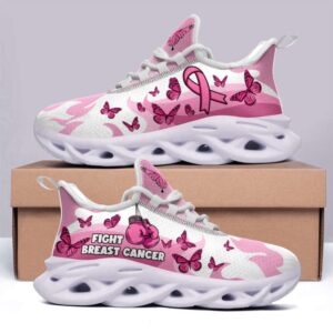 Boxing Gloves Breast Cancer Shoes Support Fight…