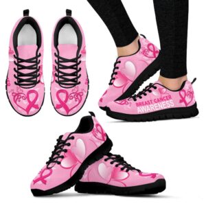 Breast Cancer Awareness Shoes Heart Sneaker Walking…