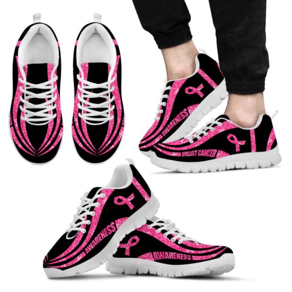 Breast Cancer Awareness Shoes HoloWave Sneaker Walking Shoes, Designer Sneakers, Best Running Shoes