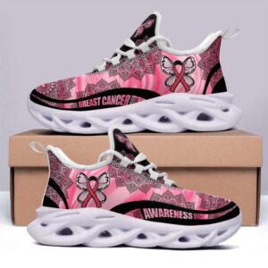 Breast Cancer Awareness Shoes Hologram Pattern Light,…