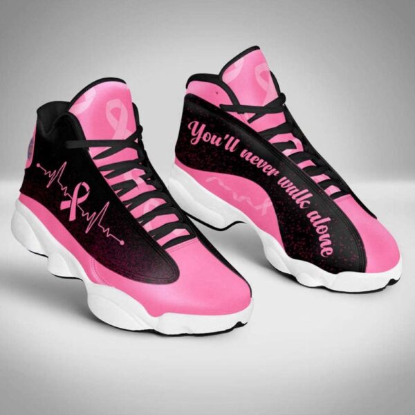Breast Cancer Awareness Shoes, You’ll Never Walk Alone, Basketball Shoes, Basketball Shoes 2024