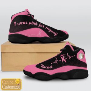 Breast Cancer I Wear Pink For Myself Custom Name Shoes Basketball Shoes Basketball Shoes 2024 2 jvnzrk.jpg