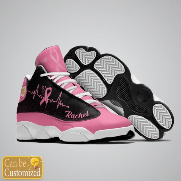 Breast Cancer I Wear Pink For Myself Custom Name Shoes, Basketball Shoes, Basketball Shoes 2024