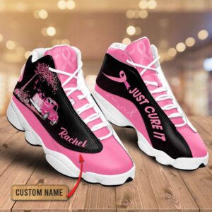 Breast Cancer Just Cure It Custom Name Shoes Basketball Shoes Basketball Shoes 2024 1 alsccv.jpg