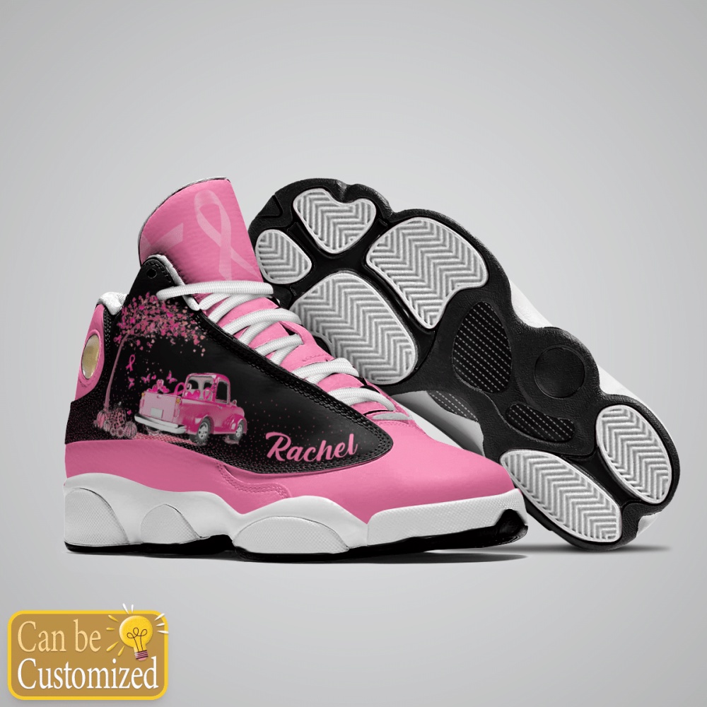 Breast Cancer Just Cure It Custom Name Shoes, Basketball Shoes, Basketball Shoes 2024
