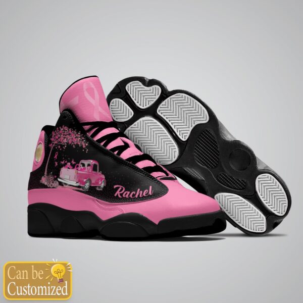 Breast Cancer Just Cure It Custom Name Shoes, Basketball Shoes, Basketball Shoes 2024