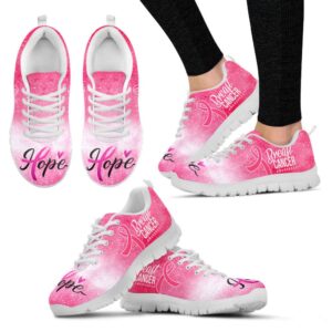 Breast Cancer Shoes Awareness Hope Sneaker Walking…