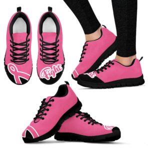 Breast Cancer Shoes Fight Casual Sneaker Walking…