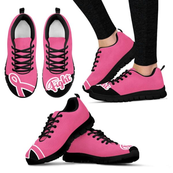 Breast Cancer Shoes Fight Casual Sneaker Walking Shoes, Designer Sneakers, Best Running Shoes