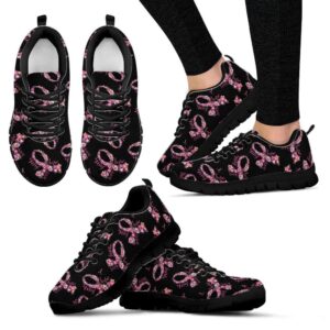 Breast Cancer Shoes Flower Sneaker Walking Shoes,…