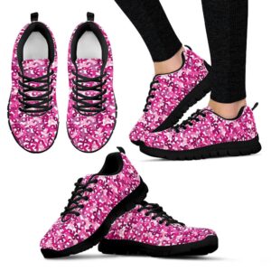 Breast Cancer Shoes Symbol Pattern Sneaker Walking…