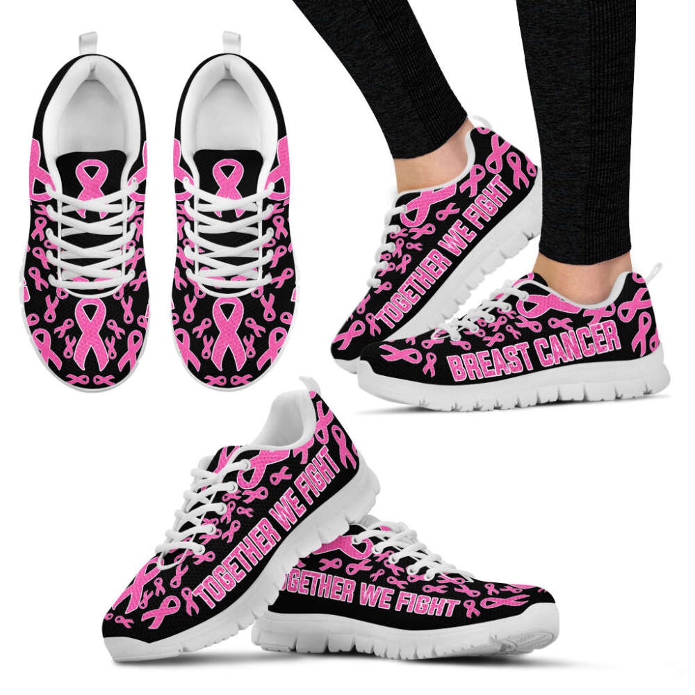 Breast Cancer Shoes Together We Fight Sneaker Walking Shoes Best Shoes, Designer Sneakers, Best Running Shoes