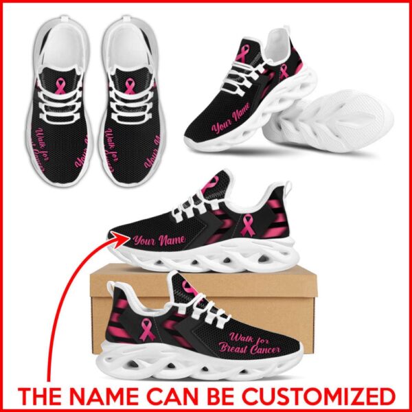 Breast Cancer Walk For Name Simplify Style Flex Control Sneakers, Max Soul Sneakers, Max Soul Shoes