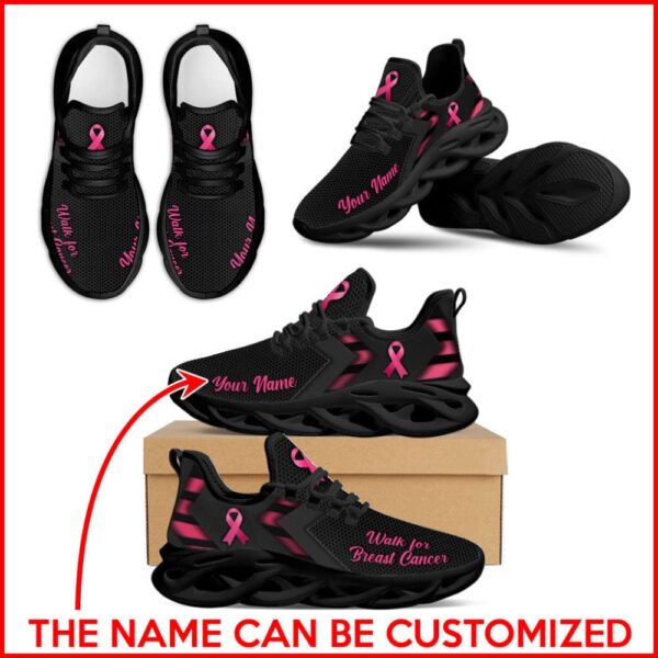 Breast Cancer Walk For Name Simplify Style Flex Control Sneakers, Max Soul Sneakers, Max Soul Shoes