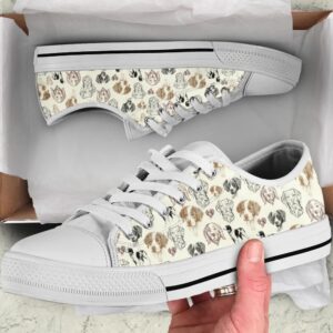 Brittany Spaniel Low Top Shoes, Low Top…