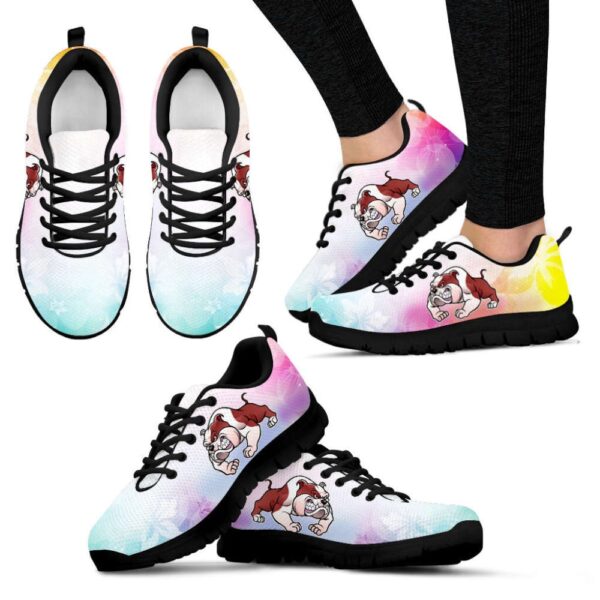Bull Dog Lover Shoes Colorfull Sneakers Walking Running Lightweight, Designer Sneakers, Sneaker Shoes