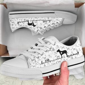 Bull Terrier Low Top Shoes, Designer Low…