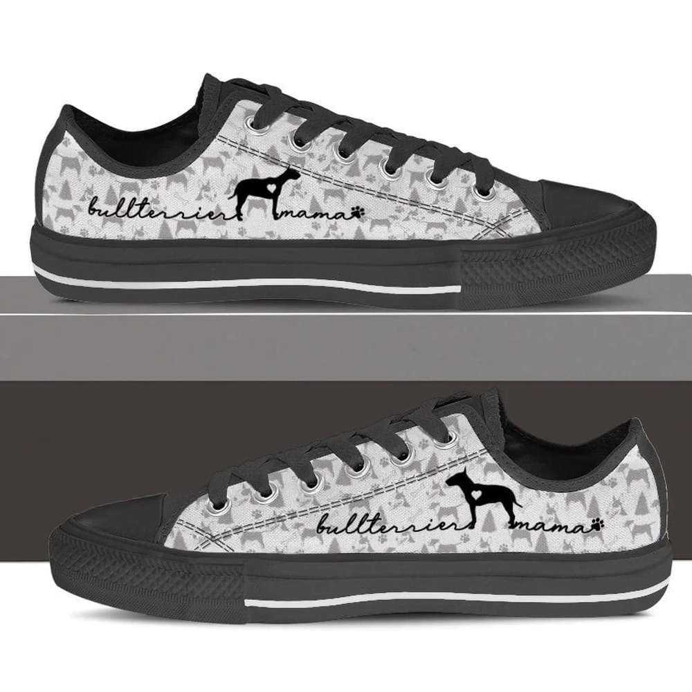 Bull Terrier Low Top Shoes, Designer Low Top Shoes, Low Top Sneakers
