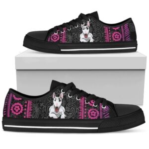 Bull Terrier Women’s Sneakers Dog Lover Low…