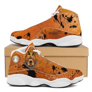 Bulldog King Design Basketball Shoes, Dog Sneaker,…