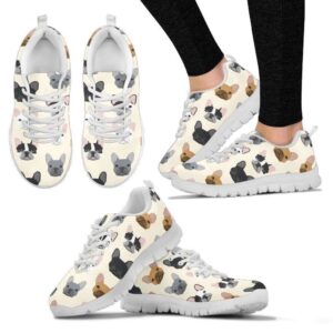 Bulldogs White Women’s Sneakers Walking Running, Designer…