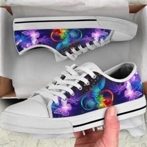 Butterfly Watercolor Infinity Low Top Shoes, Low…