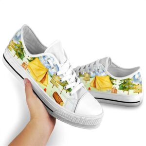 Camping Landscape Watercolor Low Top Shoes Low Top Designer Shoes Low Top Sneakers 2 ba4ygw.jpg