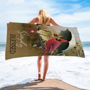 Cardinal Simply Blessed Beach Towel Christian Beach Towel Summer Towels 2 cfyfwu.jpg