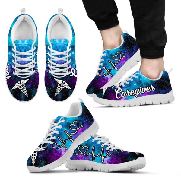 Caregiver Galaxy Heartbeat Sneaker Fashion Shoes, Designer Sneakers, Best Running Shoes