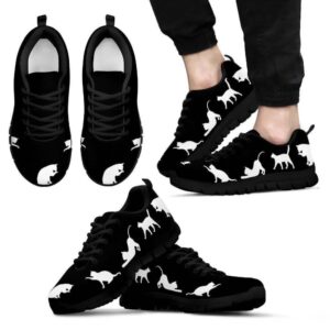 Cat Black Men’s Sneakers Walking Running Lightweight,…