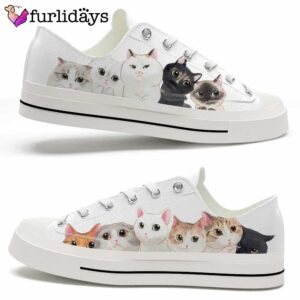 Cat Cute Collection Of Cuteness Low Top…