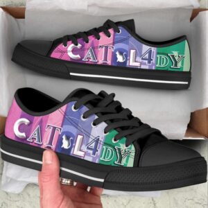 Cat Lady Lover Shoes Colorful Low Top Shoes Canvas Shoes Print Lowtop Low Top Sneakers Low Top Designer Shoes 2 bcfvbw.jpg