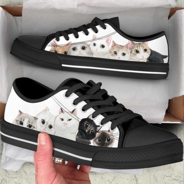 Cat Lover Shoes Collect Low Top Shoes Canvas Shoes Print Lowtop, Low Top Sneakers, Low Top Designer Shoes