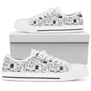 Cat Lover Womens Low Top shoes, Trendy…