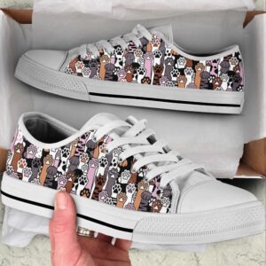 Cat Paw Print Shoes Draw Colors Low…