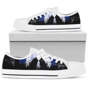 Cats and Moon Women’s Low Top Shoes,…