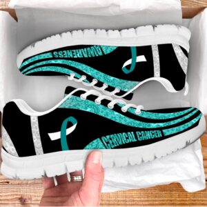 Cervical Cancer Awareness Shoes Shoes Holowave Sneaker…