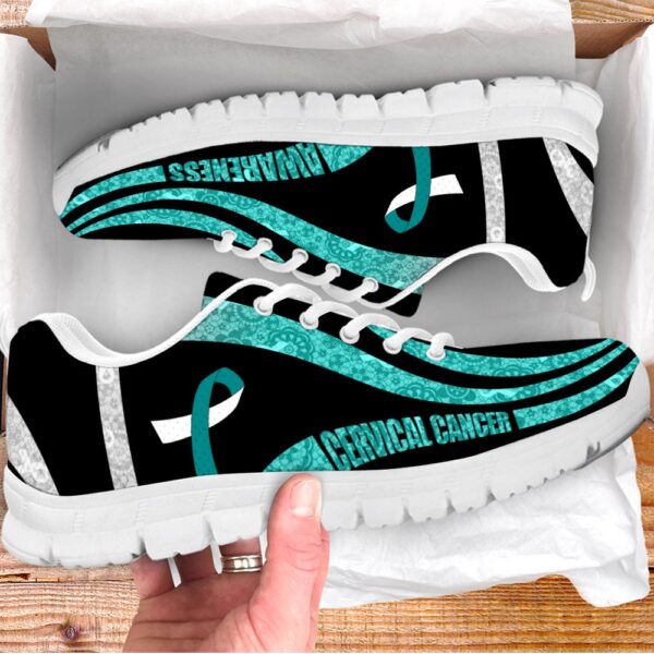 Cervical Cancer Awareness Shoes Shoes Holowave Sneaker Walking Shoes, Designer Sneakers, Best Running Shoes